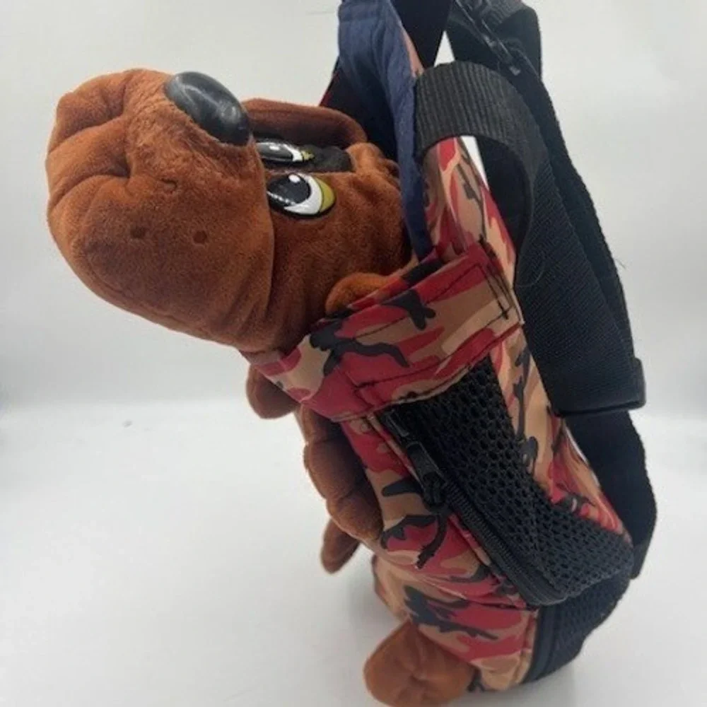 Daba Doo Pet Carrier‎ Backpack Small Red Camo Good Front Facing Adjustable